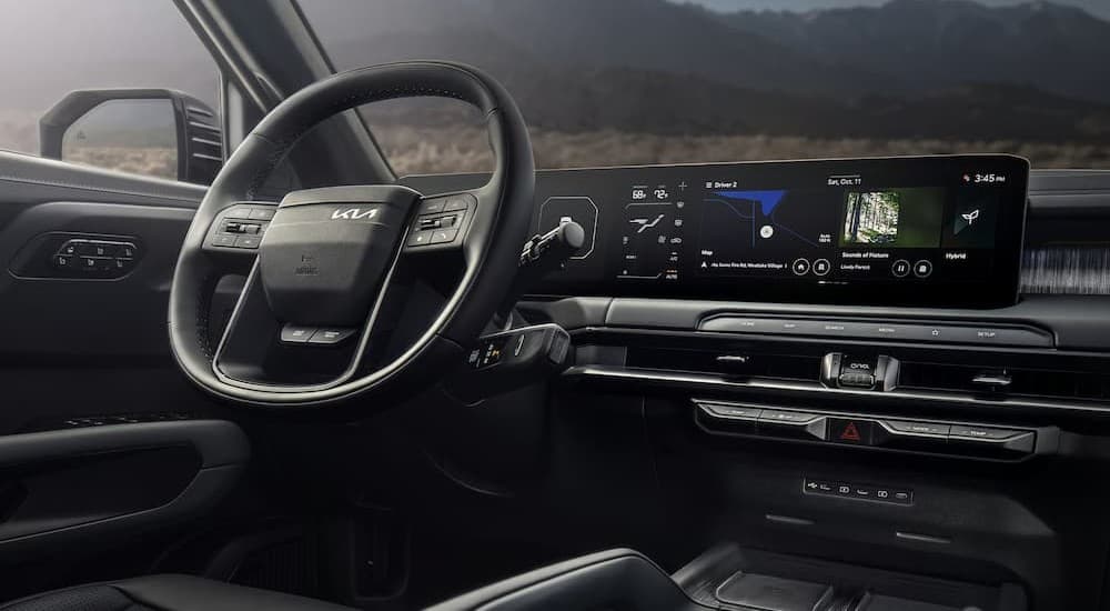 Black dash in a 2027 Kia Telluride X-Line SX Prestige.