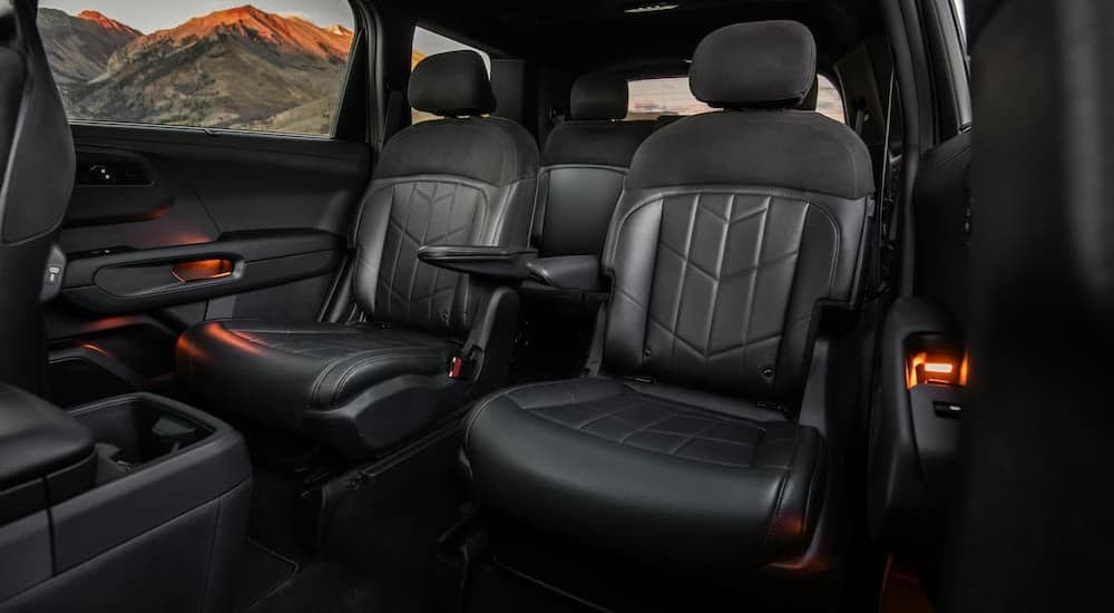 Black interior in a 2027 Kia Telluride X-Line SX Prestige.