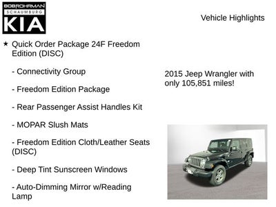 2015 Jeep Wrangler Unlimited Freedom Edition