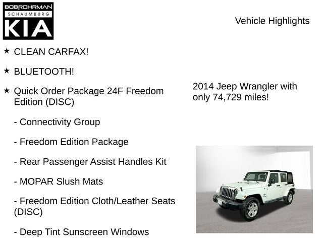 2014 Jeep Wrangler Unlimited Freedom Edition