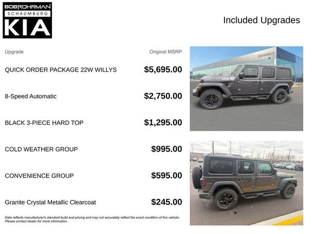 2020 Jeep Wrangler Unlimited Willys