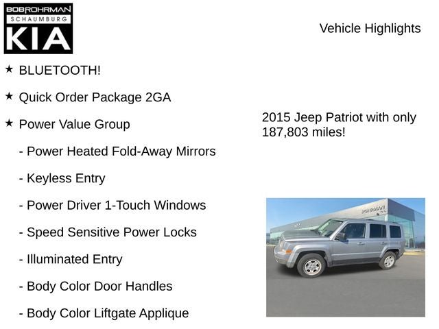 2015 Jeep Patriot Sport