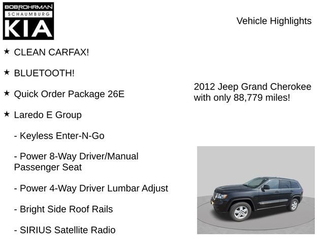 2012 Jeep Grand Cherokee Laredo