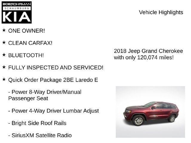 2018 Jeep Grand Cherokee Laredo E