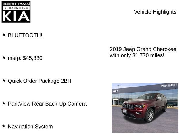 2019 Jeep Grand Cherokee Limited