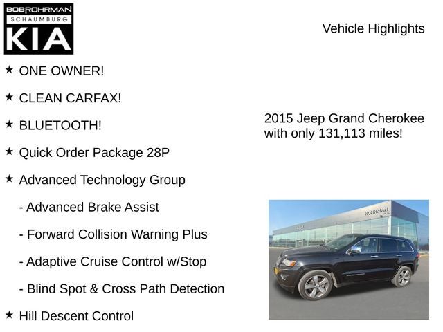 2015 Jeep Grand Cherokee Overland