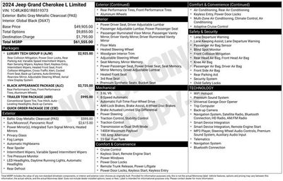 2024 Jeep Grand Cherokee L Limited