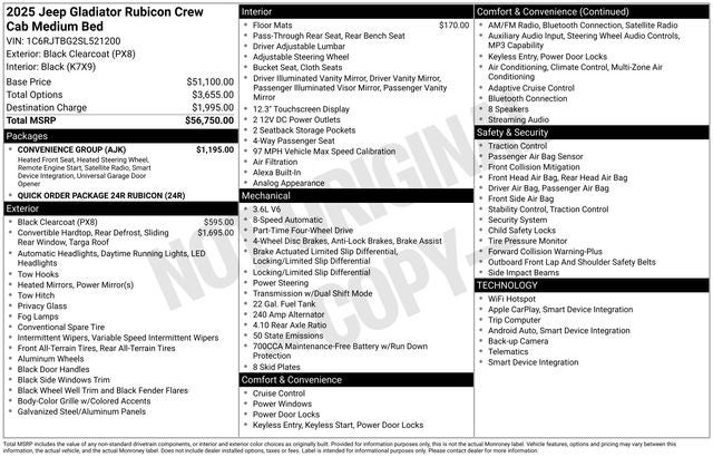 2025 Jeep Gladiator Rubicon
