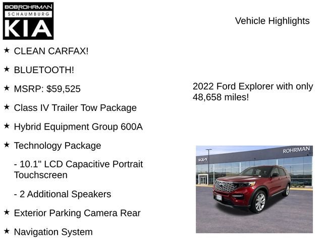 2022 Ford Explorer Platinum
