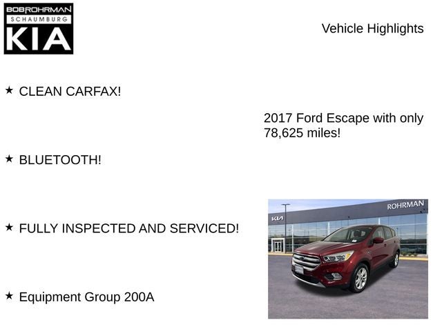 2017 Ford Escape SE
