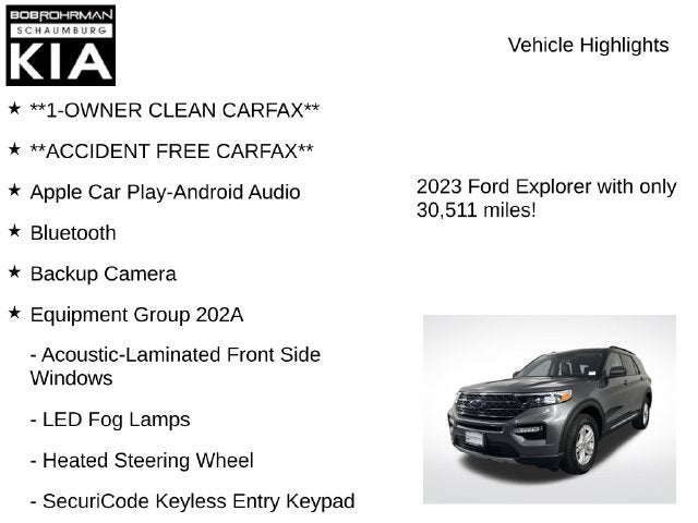 2023 Ford Explorer XLT