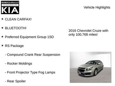 2016 Chevrolet Cruze Limited 1LT