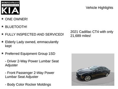 2021 Cadillac CT4 Premium Luxury