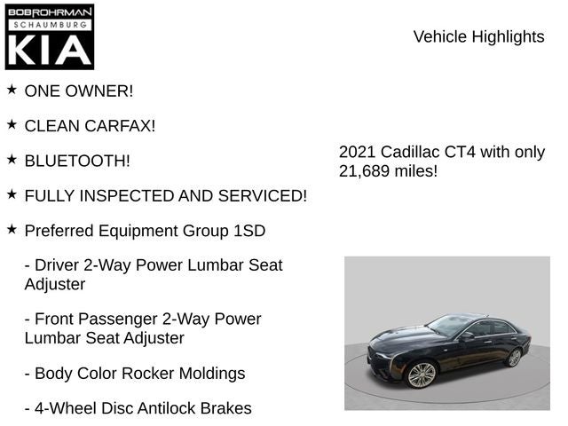 2021 Cadillac CT4 Premium Luxury
