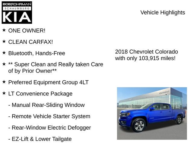 2018 Chevrolet Colorado LT