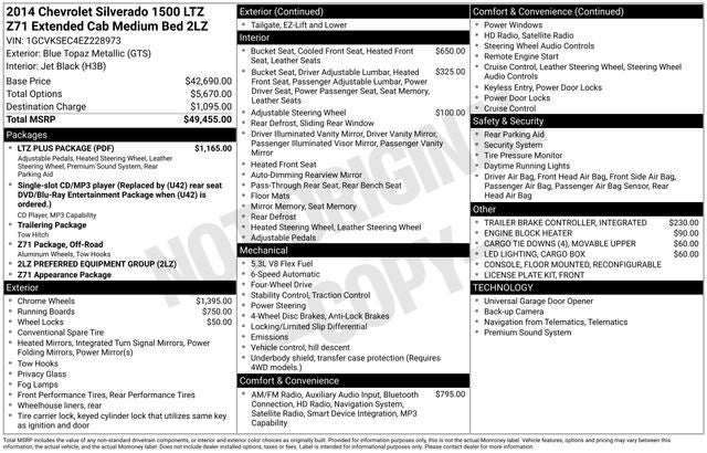 2014 Chevrolet Silverado 1500 LTZ 2LZ