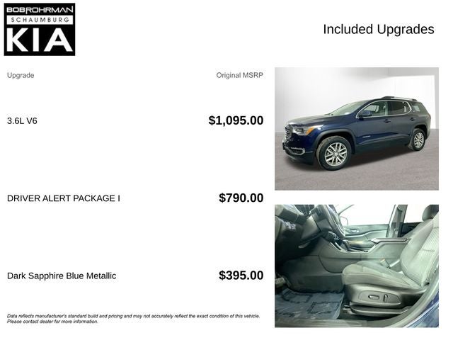 2017 GMC Acadia SLE-2