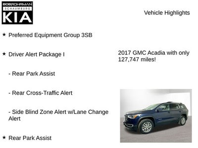 2017 GMC Acadia SLE-2