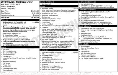 2008 Chevrolet TrailBlazer LT 3LT