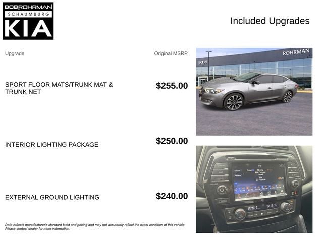 2016 Nissan Maxima SR