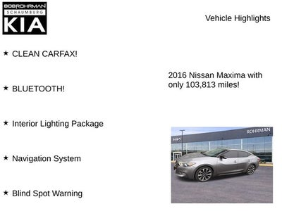 2016 Nissan Maxima SR