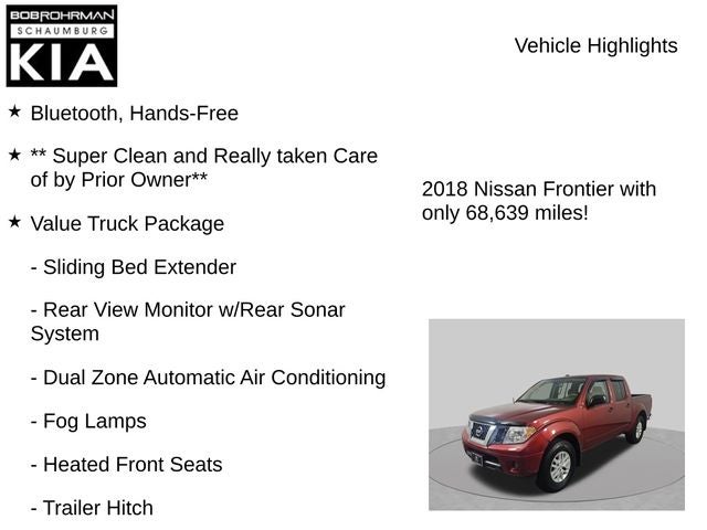 2018 Nissan Frontier SV