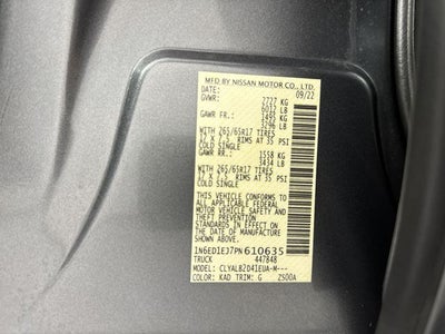 2023 Nissan Frontier SV