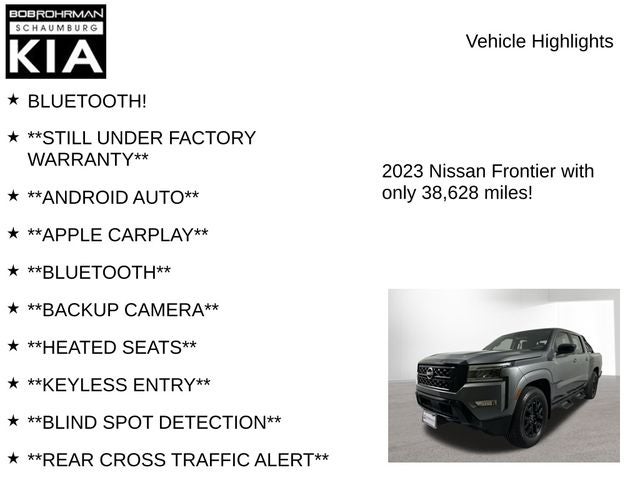 2023 Nissan Frontier SV