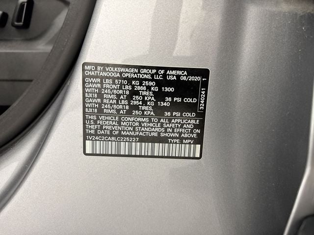 2020 Volkswagen Atlas Cross Sport 2.0T SE 4Motion