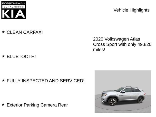 2020 Volkswagen Atlas Cross Sport 2.0T SE 4Motion