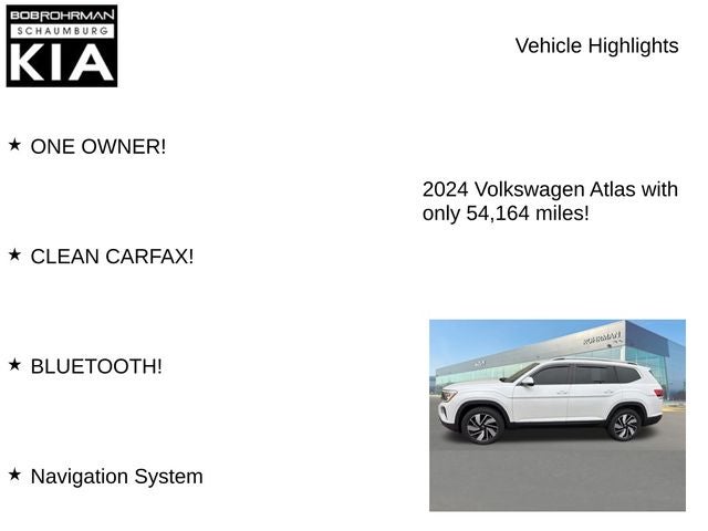 2024 Volkswagen Atlas 2.0T SEL