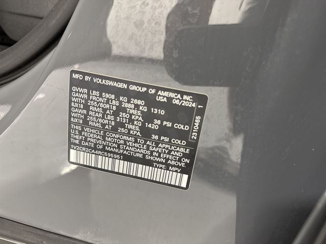 2024 Volkswagen Atlas 2.0T Peak Edition SE w/Technology