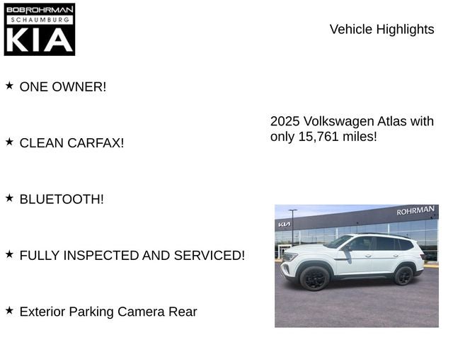 2025 Volkswagen Atlas 2.0T Peak Edition
