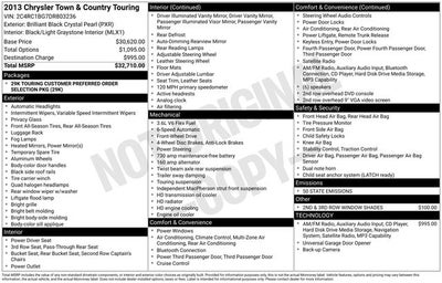 2013 Chrysler Town & Country Touring