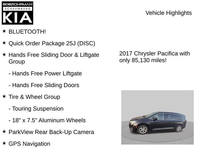 2017 Chrysler Pacifica Touring L Plus