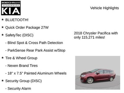 2018 Chrysler Pacifica Touring Plus