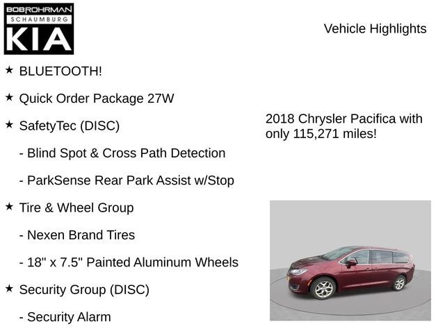 2018 Chrysler Pacifica Touring Plus