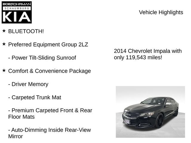 2014 Chevrolet Impala LTZ 2LZ