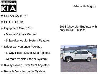 2013 Chevrolet Equinox LT 1LT