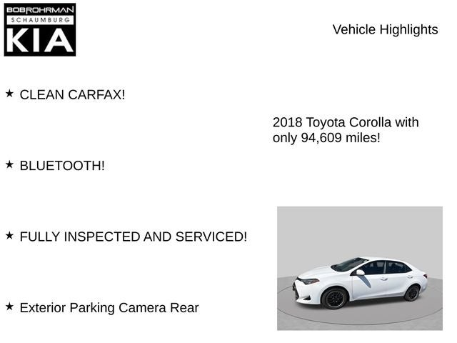 2018 Toyota Corolla LE