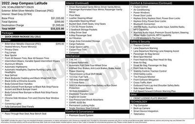 2022 Jeep Compass Latitude