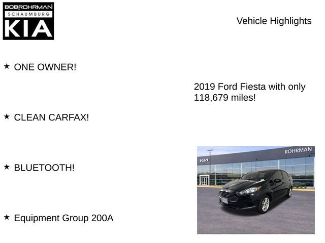 2019 Ford Fiesta SE