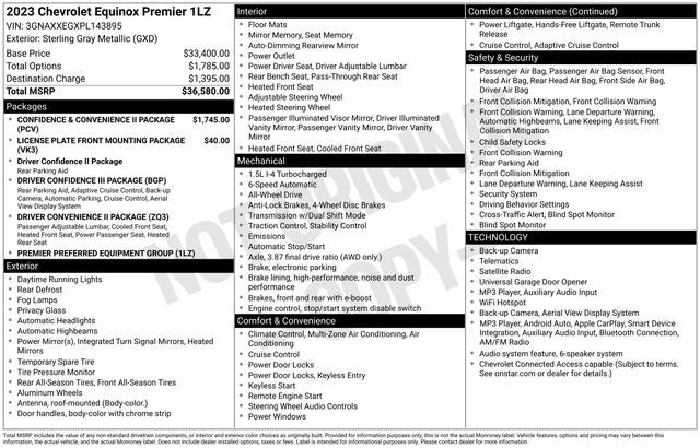2023 Chevrolet Equinox Premier