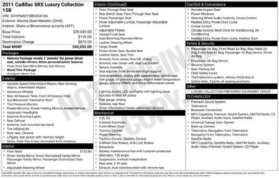 2011 Cadillac SRX Luxury