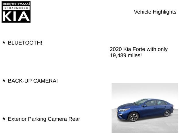 2020 Kia Forte LXS