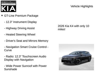 2026 Kia K4 GT-Line