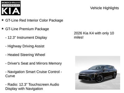 2026 Kia K4 Hatchback GT-Line