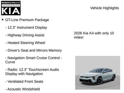 2026 Kia K4 GT-Line