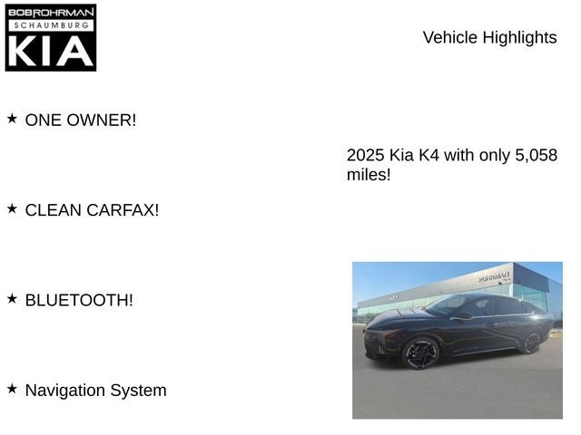 2025 Kia K4 GT-Line
