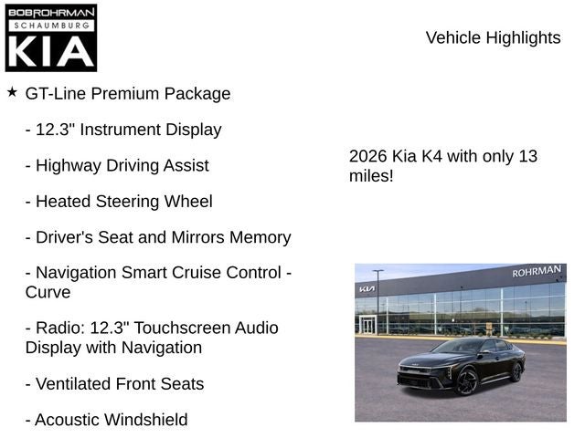 2026 Kia K4 GT-Line
